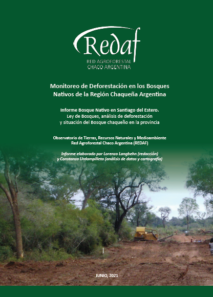 Monitoreo de Deforestación en los Bosques Nativos de la Región Chaqueña Argentina. Informe Bosque Nativo en Santiago del Estero. (Junio, 2021)